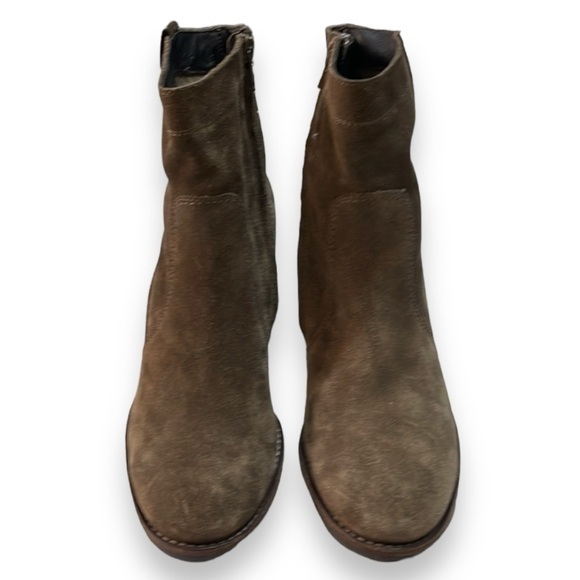Paul Green 'Jax' Suede Brown Booties N5551 Color-Earth Women's Size 5.5 US/ 3 UK - Picture 3 of 10